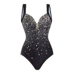 Printed One Piece Swimsuit and Sarong Flaxmaker