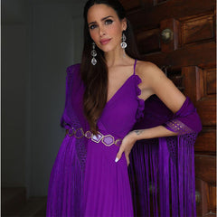 Sling Lace Backless Dress