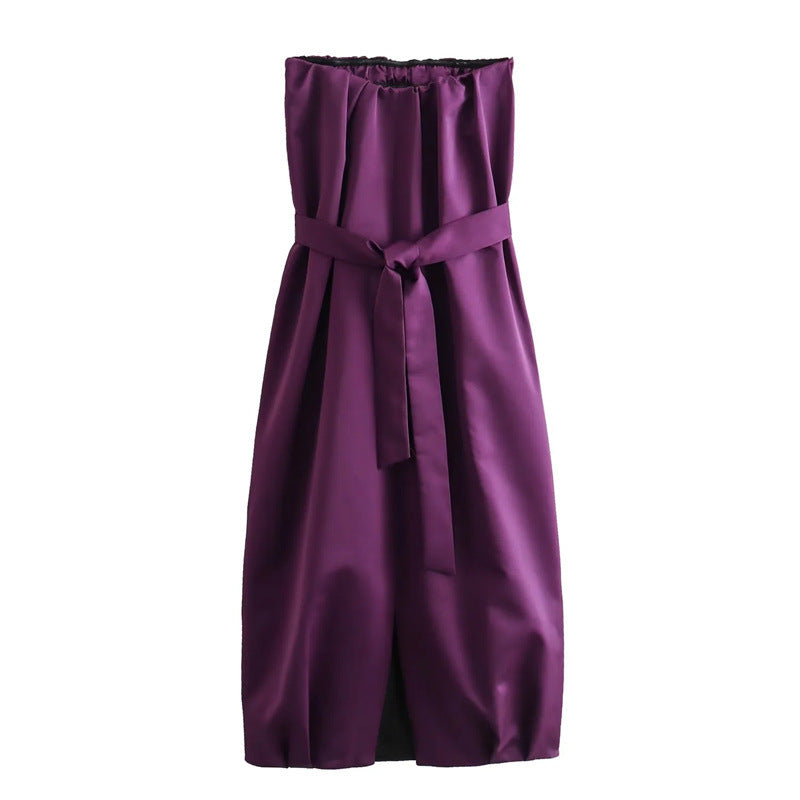 Sexy Bandeau Midi Dress