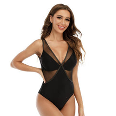 Open Back Cutout Sexy One Piece Swimsuit