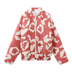 Zipper Printed Cotton Coat