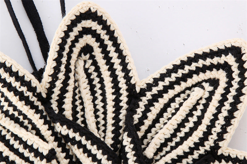 3D Knit Flower Dress