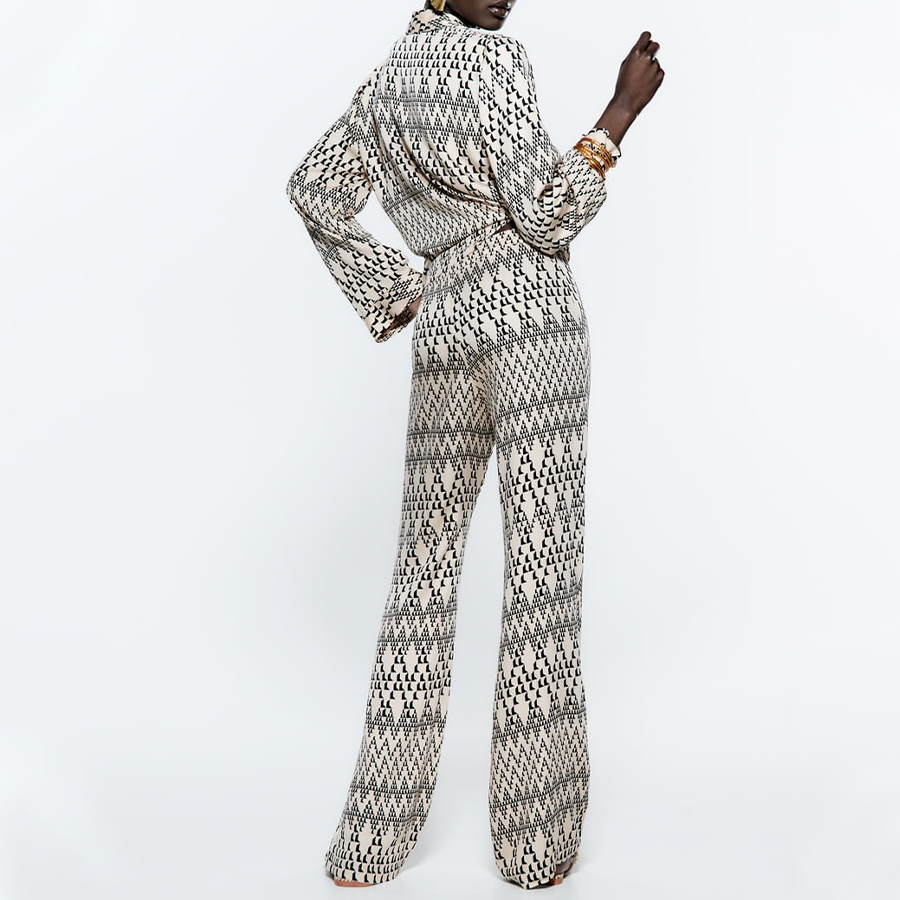 Fashion Casual Graphic Printed Two Piece Set