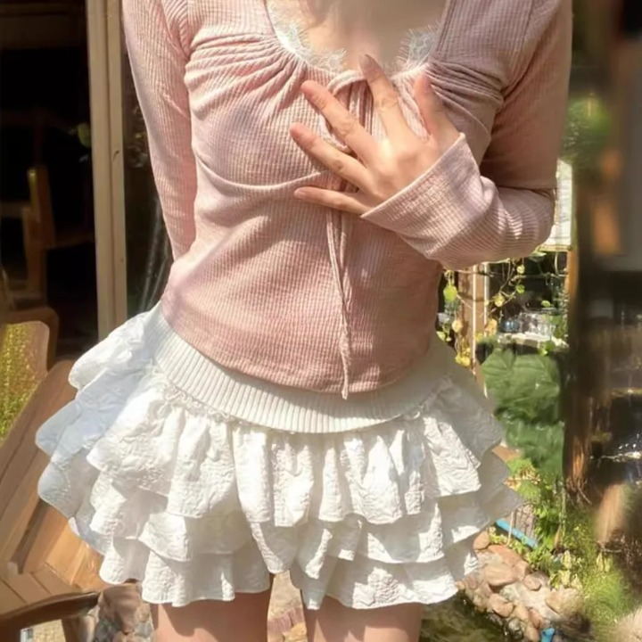 Damari Ruffles Mini Skirt