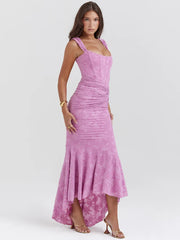 Zipper Bodycon Female Elegance Party Maxi Dress