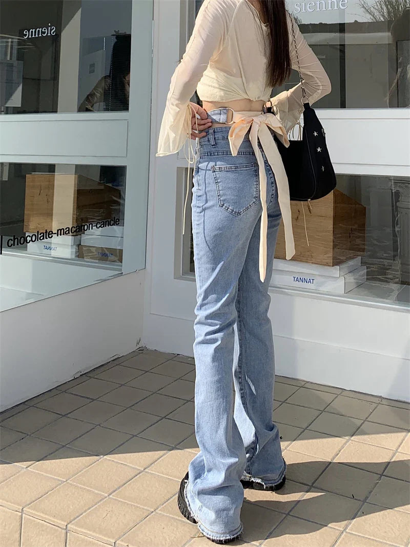 Spring Retro High Waist Y2K Jeans