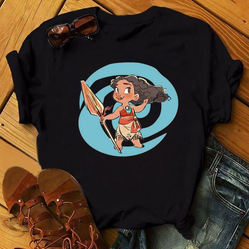 Cute Disney Princess Crew Neck Women's Top