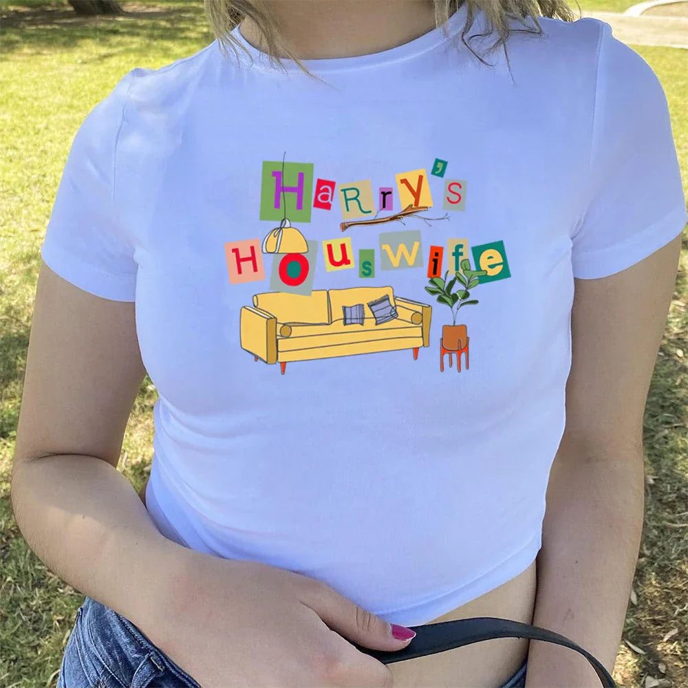 Harry's House Y2K Crop Baby Tee for