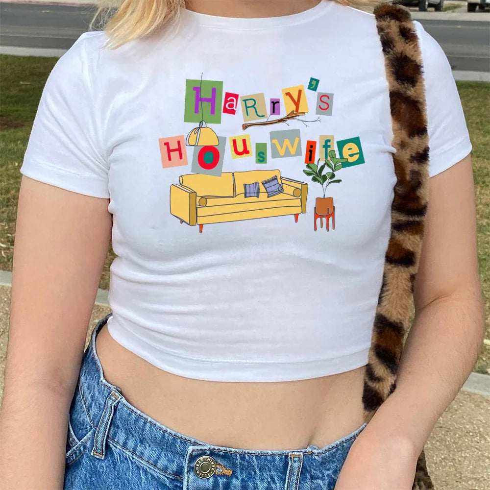 Harry's House Y2K Crop Baby Tee for