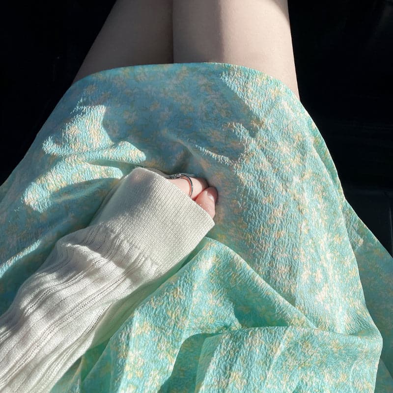 Floral Strap Dress  Ruffled Korean Party Fairy Dress