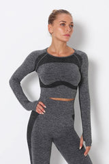 Dark gray Yoga Set
