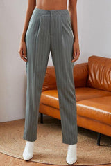Casual Vertical Lines Pants