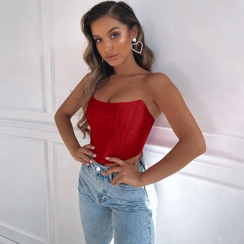 Naomi Corset Crop Top