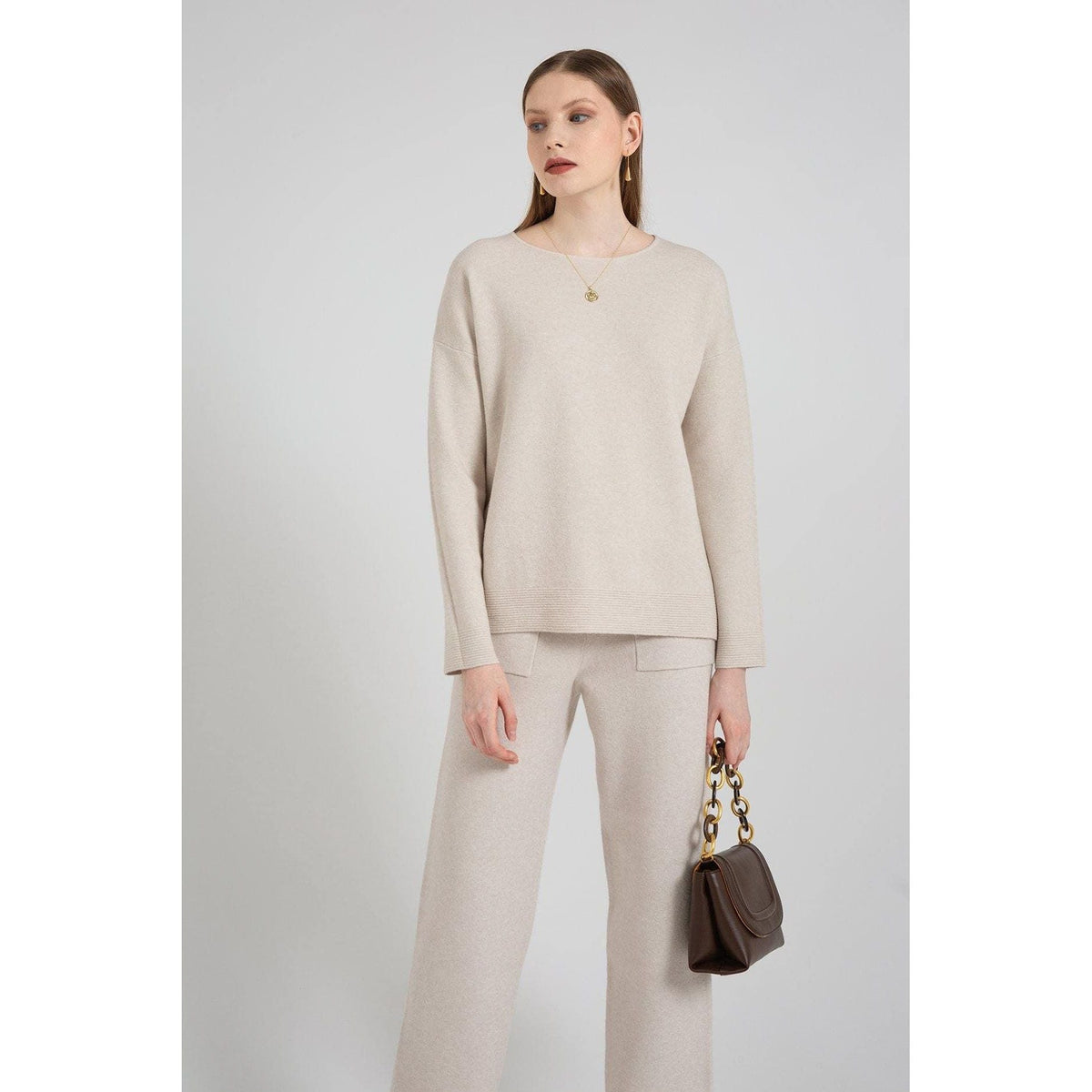 Knitted Oversize Sweater Pullover