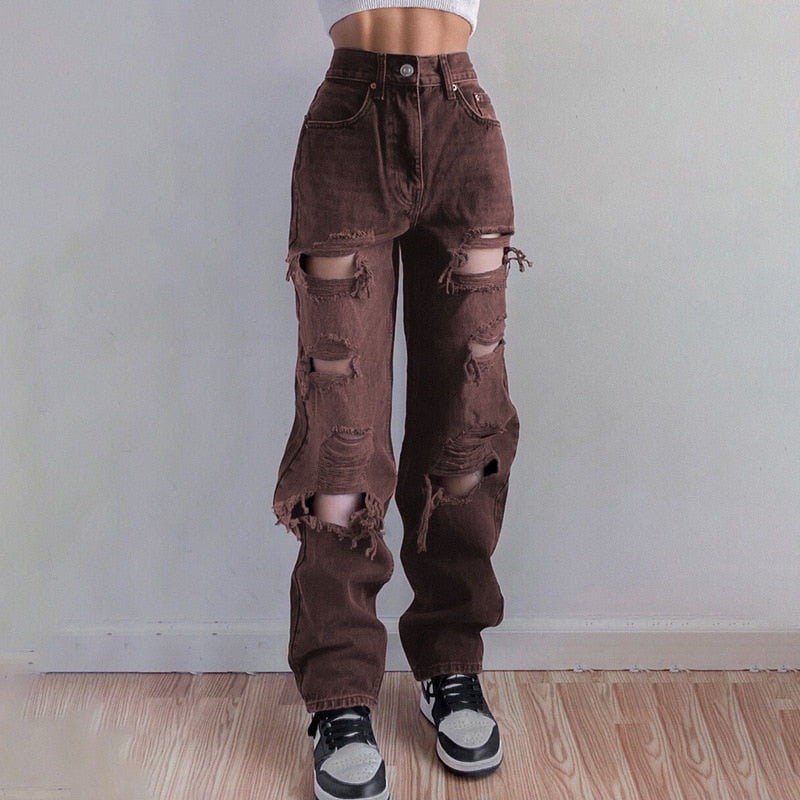 Oh So Ripped Baggy Jeans