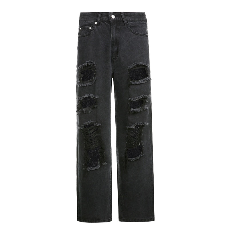 Oh So Ripped Baggy Jeans
