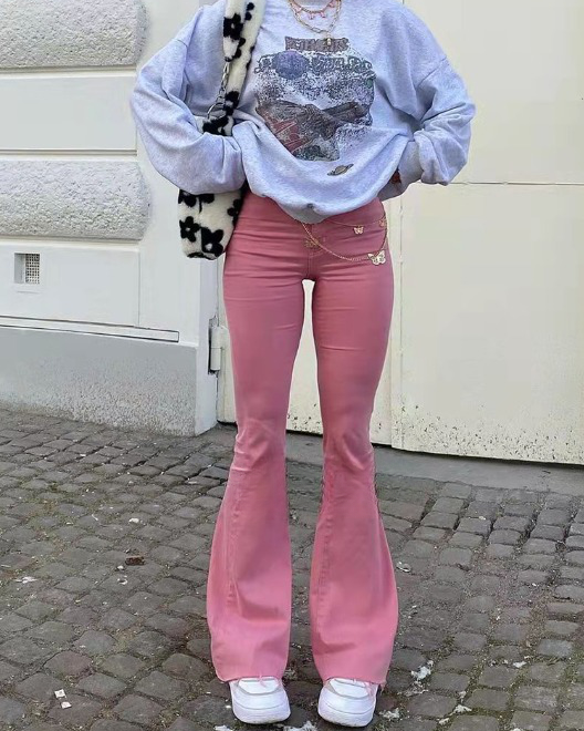 Blushing Bell-Bottoms Jeans