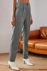 Casual Vertical Lines Pants