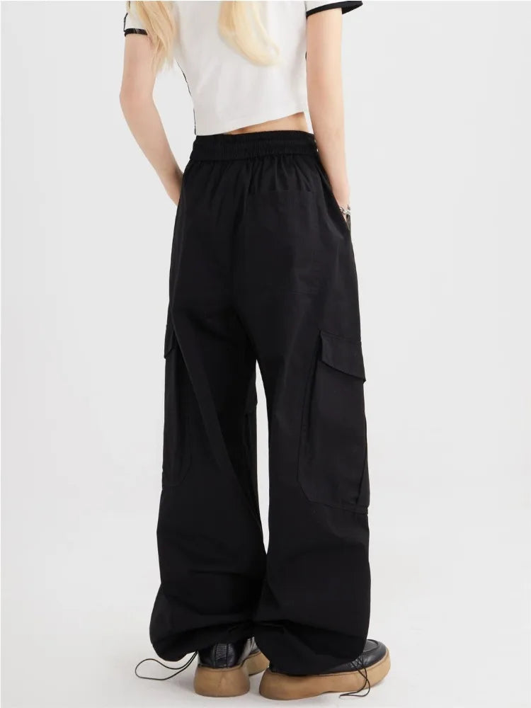 Gorpcore Green Oversize Japanese Beige Harajuku Baggy Pant