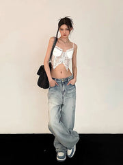 Distressed Baggy  Vintage 90s Streetwear Oversized Denim Pant