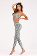 geometry pattern  yoga suit