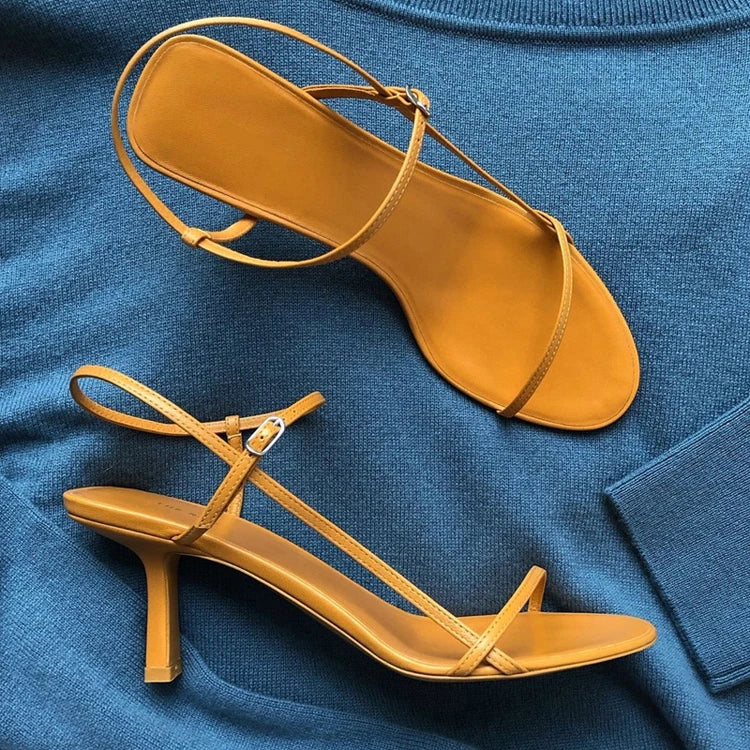 Minka Strappy Kitten Heels