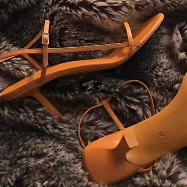 Minka Strappy Kitten Heels