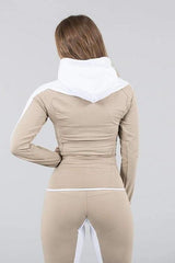 cotton spandex hoodie