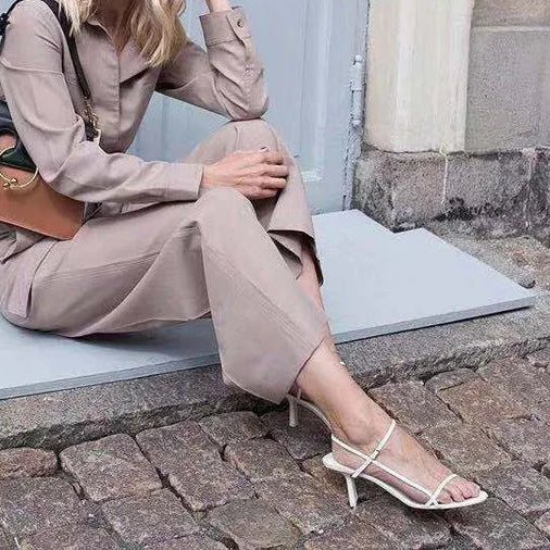 Minka Strappy Kitten Heels