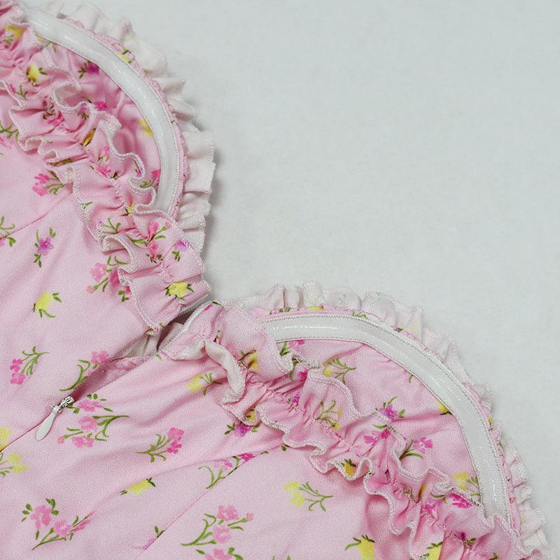 Walk On The Beach Floral Maxi Dress