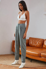 Casual Vertical Lines Pants