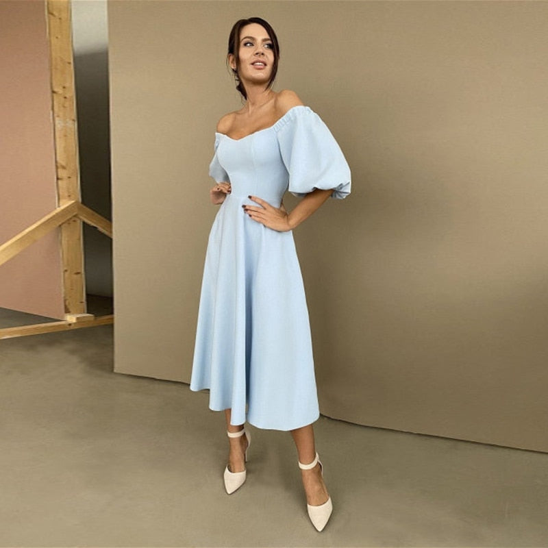 Felix Puff Sleeves Dress