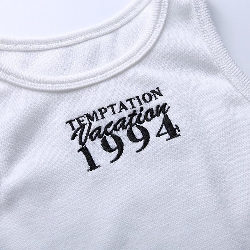 Temptation Vacation 1994 Summer Crop Top