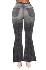 High Waist Micro Jeans