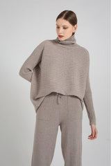 Casual Loose Knitted Turtleneck Sweater