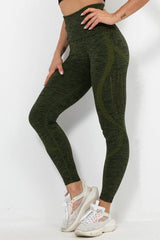 Green Army yoga Workout Legging