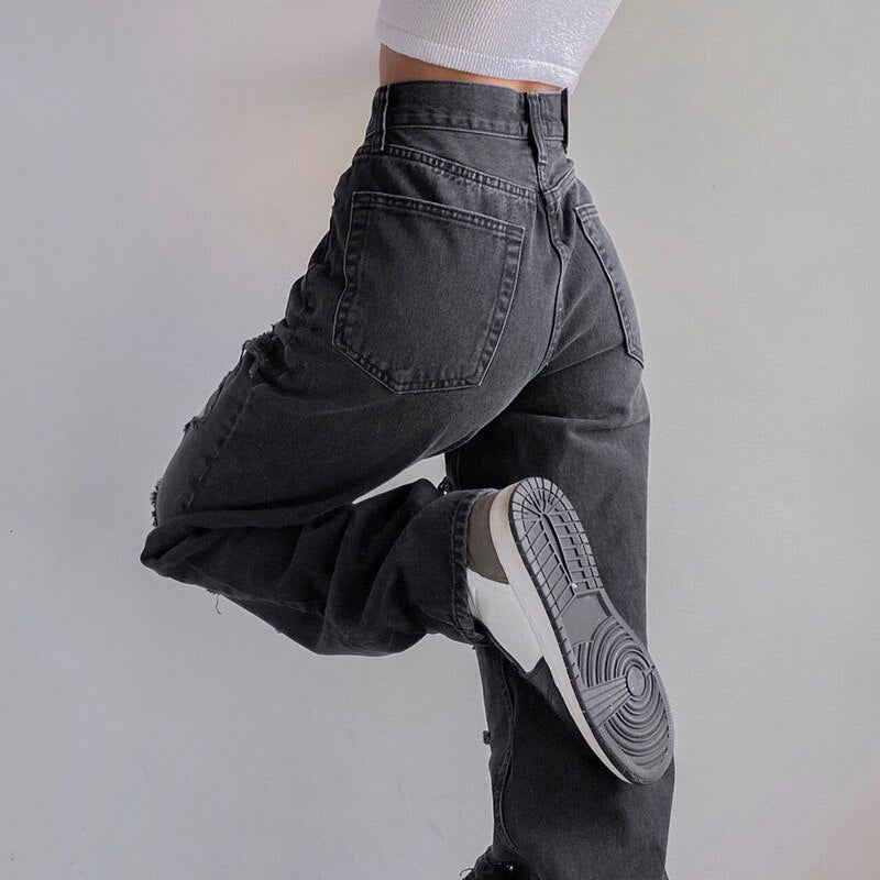 Oh So Ripped Baggy Jeans