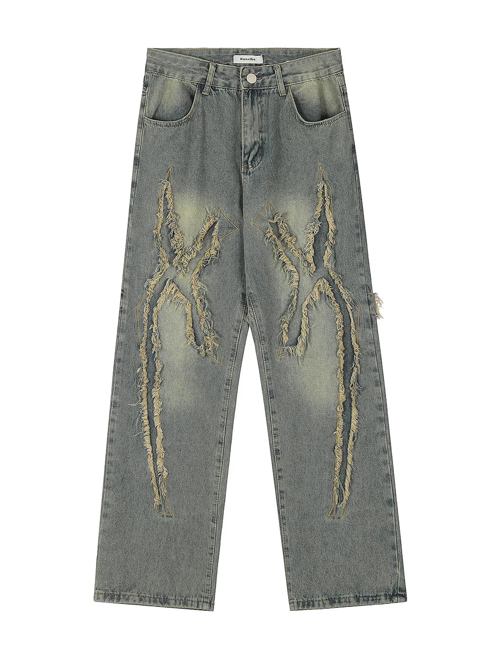 Distressed Street Vintage Casual Jeans