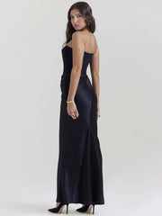 Off shoulder Backless Club Party Maxi Dress