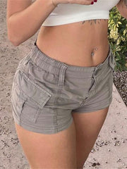 Vintage Grey Cargo Shorts