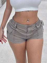 Vintage Grey Cargo Shorts