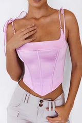 American fishbone strapless top