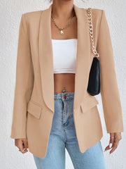 Basic Casual Solid Color Blazer