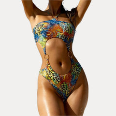 Floral Belly off Swimsuit