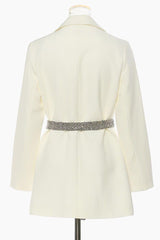 Eye-catching mid-length suit jacket