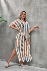 Bikini Cover up Long Dress Female Robe Plus Size Swimsuit