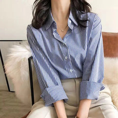 Working Downtown Striped Shirt