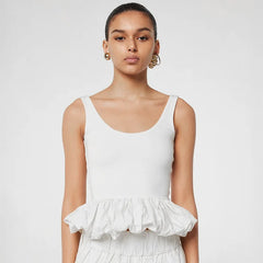 Puff Frill Tank Top