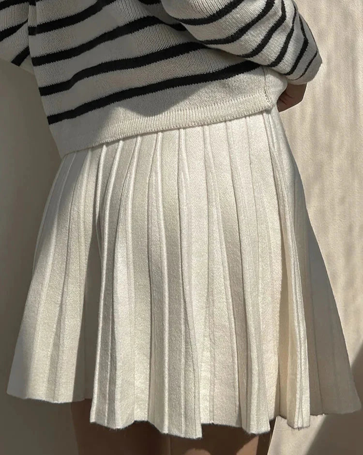 Doreen Mini Pleated A line Skirt
