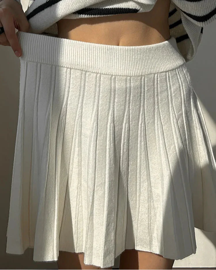 Doreen Mini Pleated A line Skirt